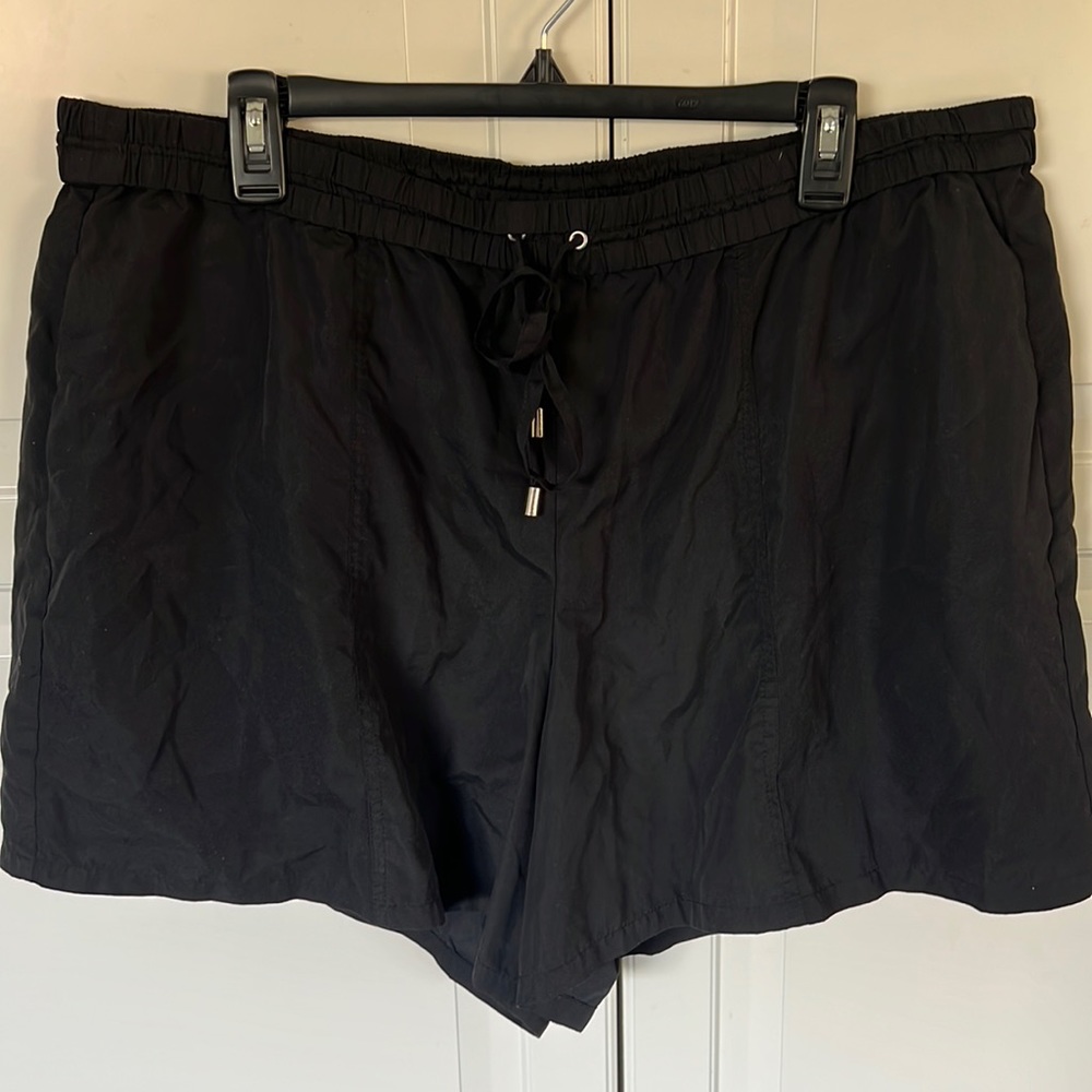 Swim shorts with built in bikini bottoms